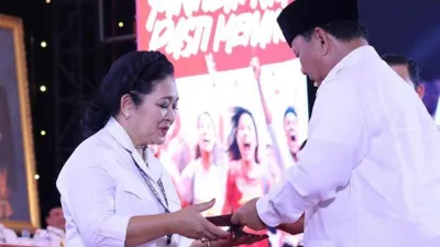 Titiek Soeharto dan Prabowo Subianto 