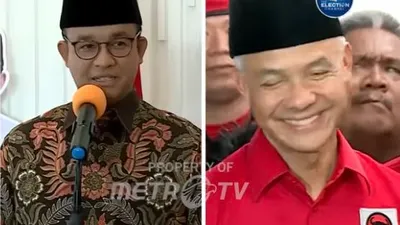 Anies Baswedan dan Ganjar Pranowo