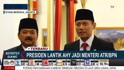 Dulu Oposisi, AHY Resmi Dilantik Jadi Menteri ATR/BPN: Ini Momentum Partai Demokrat Kembali ke Pemerintahan