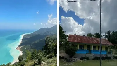 SD dengan view indah ini ternyata berada di Indonesia 
