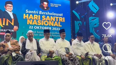 Bersholawat dengan Ribuan Santri di Hari Santri Nasional, Anies Baswedan: Saatnya Santri Lebih Berkontribusi..