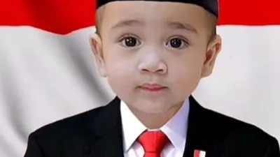 Rayyanza Malik Ahmad putra Raffi Ahmad dan Nagita Slavina biasa dipanggil cipung ditunjuk jadi capres Andara
