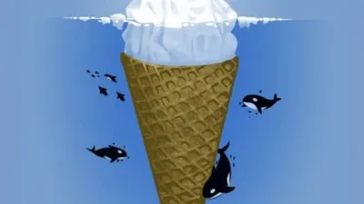 Tes Kepribadian: Es Krim, Paus, atau Gunung Es? Gambar yang Pertama Kamu Lihat Ungkap Bakat Tersembunyi