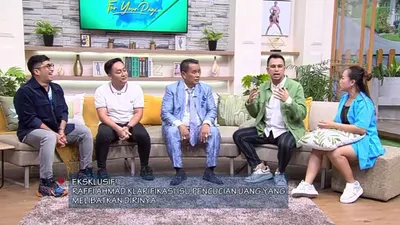Raffi Ahmad Bersama Manajernya Prio Bagja dan Hotman Paris di Acara FYP