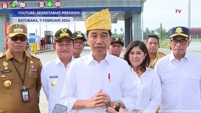 Presiden Jokowi ditanya kampanye 10 Februari 2024