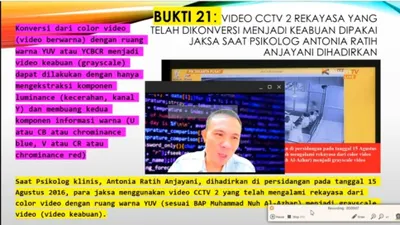 Rismon Sianipar, ahli digital forensik yang dihadirkan oleh tim pengacara Jessica Wongso, vokal bersuara terkait rekayasa CCTV kafe Olivier.