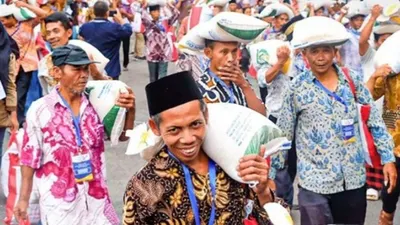Ilustrasi bantuan pangan