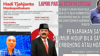 Rismon Sianipar mengaku memiliki total 30 bukti ilmiah tak terbantahkan atas dugaan rekayasa CCTV kasus Jessica Wongso.