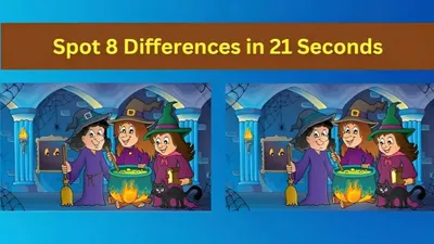 Tes IQ: Suka Tantangan Sulit? Temukan 8 Perbedaan pada Gambar Penyihir Ini untuk Buktikan Kemampuan Analisamu