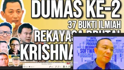 Laporan 30 Bukti Rekayasa Kasus Jessica Wongso Nihil, Rismon Sianipar Kini Laporkan Keterlibatan Krishna Murti pada Dumas ke-2