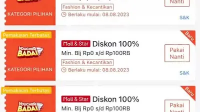Voucher diskon 8.8