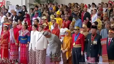 Terjawab! Ternyata Ini Alasan Menteri Basuki Atau Pak Bas &lsquo;Usil&rsquo; ke Erick Thohir Saat HUT RI di Istana