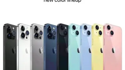 Illustrasi. iPhone 15