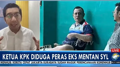 Peneliti Indonesia Corruption Watch (ICW), Kurnia Ramadhana komentar soal pertemuan Firli Bahuri dan SYL