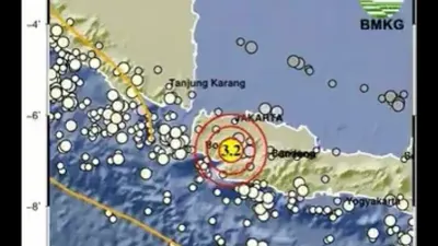 Gempa Terkini: Magnitudo 3,2 Mengguncang Bogor Jawa Barat, BMKG: Belum Ada Aktivitas Gempa Susulan