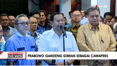 Prabowo Resmi Gandeng Gibran Rakabuming Maju ke Pilpres 2024, Siap Daftar ke KPU di Tanggal Ini! 