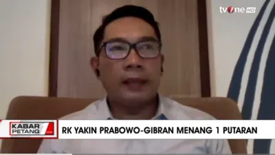 Ridwan Kamil Optimis Prabowo-Gibran Menang Satu Putaran: 2 Putaran Melelahkan dan Mahal, Kasihan Rakyat