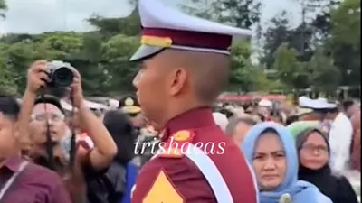 Tanpa Sosok Orang Tua, Tribrata Putra Anak Ferdy Sambo Tampil Gagah Jalani Wisuda Prabhatar Akpol 2023