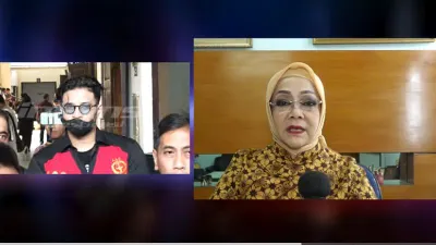 Kolase Foto Ammar Zoni dan Psikolog Bunda Romi