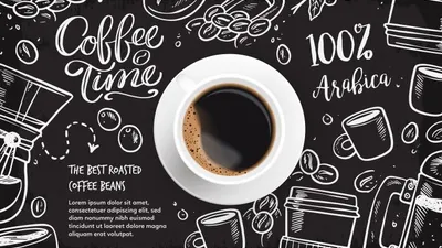Ilustrasi kopi pahit.