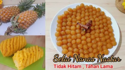 Ilustrasi cara membuat selai nanas untuk kue nastar tidak menghitam dan terlihat menggiurkan.