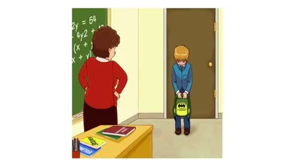 Ilustrasi tes visual kesalahan pada gambar