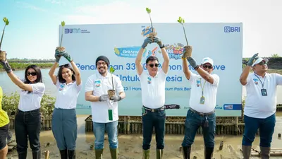 BRImo FSTVL Gandeng BenihBaik untuk Tanam 33 Ribu Pohon Mangrove, Terapkan Prinsip ESG
