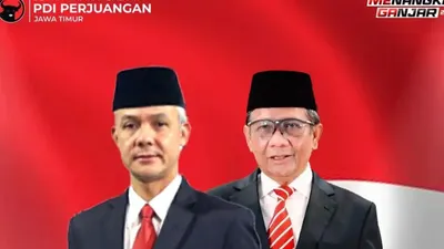 Ganjar Pranowo dan Mahfud MD