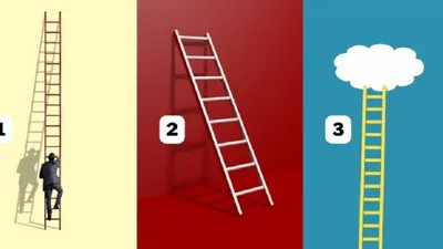 Ketiga tangga yang ada di gambar akan mengungkapkan seberapa mandirinya kamu dalam menjalani hidup, di antaranya sebagai berikut.