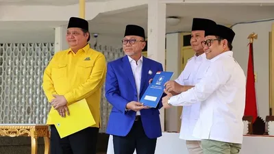 Partai Golkar dan Partai Amanat Nasional (PAN) resmi melabuhkan dukungan untuk Prabowo Subianto sebagai Capres di Pilpres 2024 