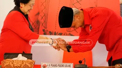 Megawati Soekarnoputri dan Ganjar Pranowo