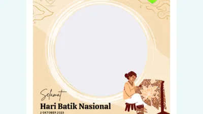 Link twibbon Hari Batik Nasional 2023