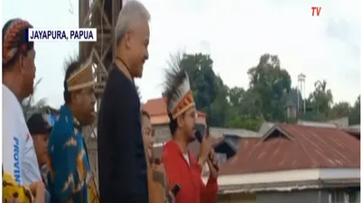 Kunjungi Warga di Papua, Ganjar Pranowo Mendengarkan Aspirasi tentang Pendidikan dan Sumber Daya