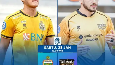 Laga antara Dewa United FC vs Persis Solo akan bertanding di Stadion Indomilk Arena, Tangerang atau kamu juga dapat menyaksikan melalui tayangan lewat live streaming.
