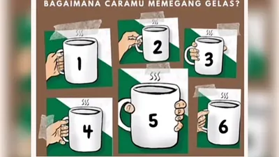 Mengungkap kepribadian dari cara memegang cangkir atau mug.