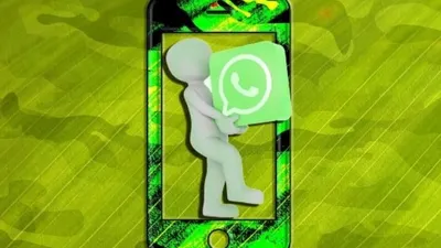Ilustrasi mengunci chat di aplikasi WhatsApp.
