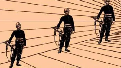 Dalam tes kepribadian ilusi optik kali ini, siapakah yang paling tinggi di antara ketiga pria di gambar berikut?