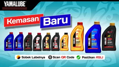 Pada penghujung tahun 2023 ini PT Yamaha Indonesia Motor Mfg. melakukan penyegaran terhadap kemasan produk oli Yamalube.