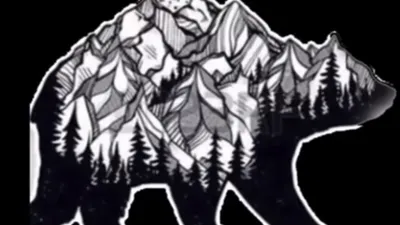 Pada tes kali ini, kamu melihat sebuah gambar. Tentukan gambar yang kamu lihat pertama kali antara gunung, beruang, pepohonan, atau bulan.