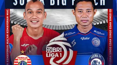 Pertandingan antara Persija Jakarta vs Arema FC akan berlangsung pada sore hari ini, Minggu, 20 Agustus 2023, pukul 15.00 WIB.