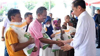 Badan Pangan Nasional (Bapanas) kembali menyalurkan bansos Mitigasi Rawan Pangan (MRP) berupa beras 10 kg.