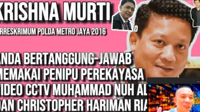 Rismon Sianipar meminta agar Krishna Murti bisa bertanggung jawab karena disebut turut berkontribusi di balik kasus Jessica Wongso.