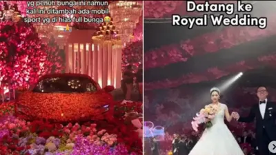 Viral pernikahan royal wedding Ryan Harris dengan gadis cantik bernama Gwen Ashley Widodo.