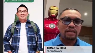 Ridwan Kamil dan Ahmad Saroni soal Pilgub DKI Jakarta 2024
