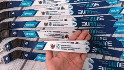 Illustrasi. Lanyard BUMN viral dan ramai dipesan 