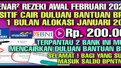 Illustrasi. KABAR GEMBIRA! Bantuan BPNT Rp200 Ribu Sudah Fix Cair Duluan Lewat 2 Bank Ini