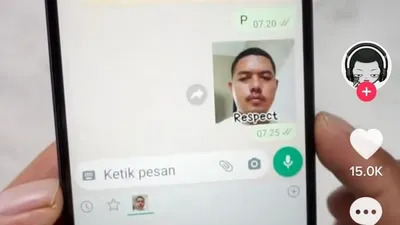 Illustrasi. Sticker WhatsApp 