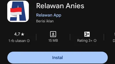 Aplikasi Relawan Anies