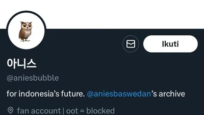 Anies Bubble