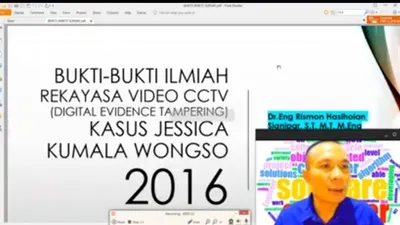 Rismon Sianipar kembali memaparkan bukti-bukti rekayasa video CCTV Kasus sianida Jessica Wongso.